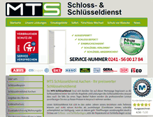 Tablet Screenshot of aachenerschluesseldienst.de